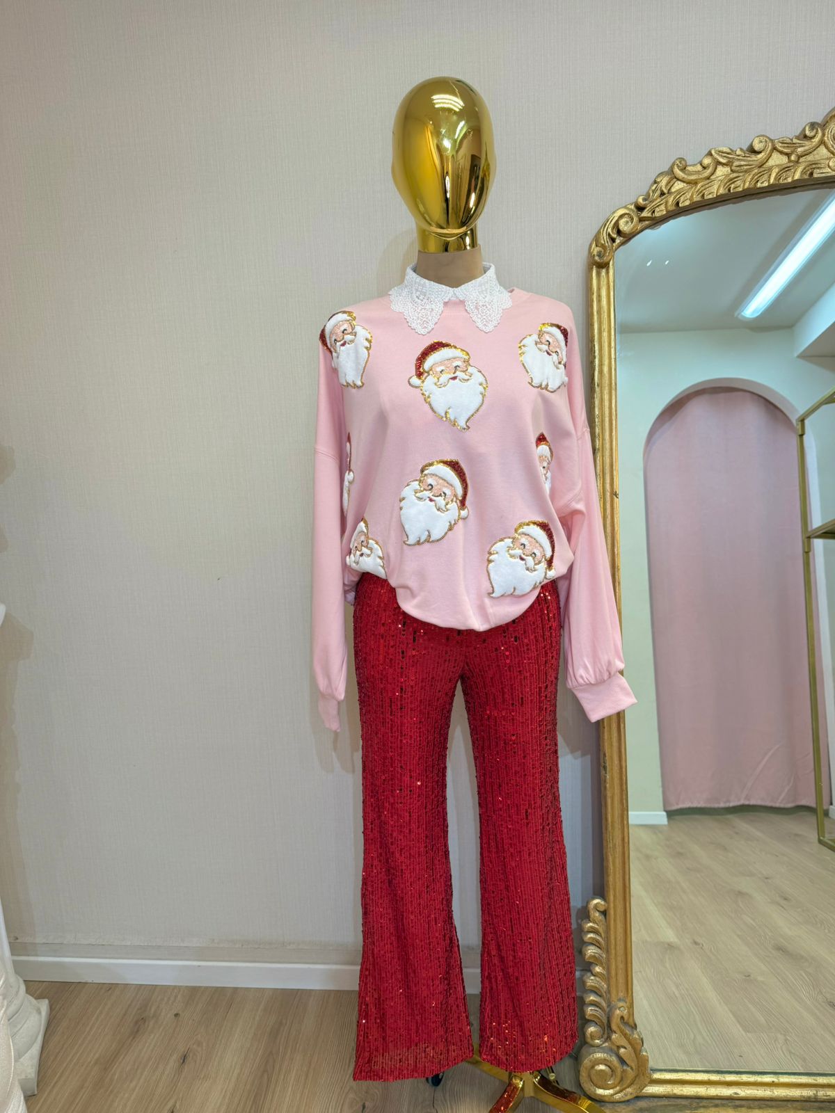 SUÉTER ROSA SANTA CLAUS – Hollywear